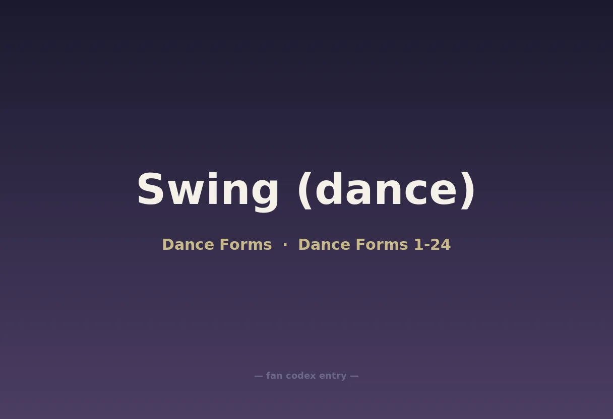 Swing (dance)