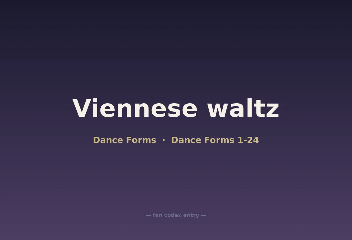 Viennese waltz